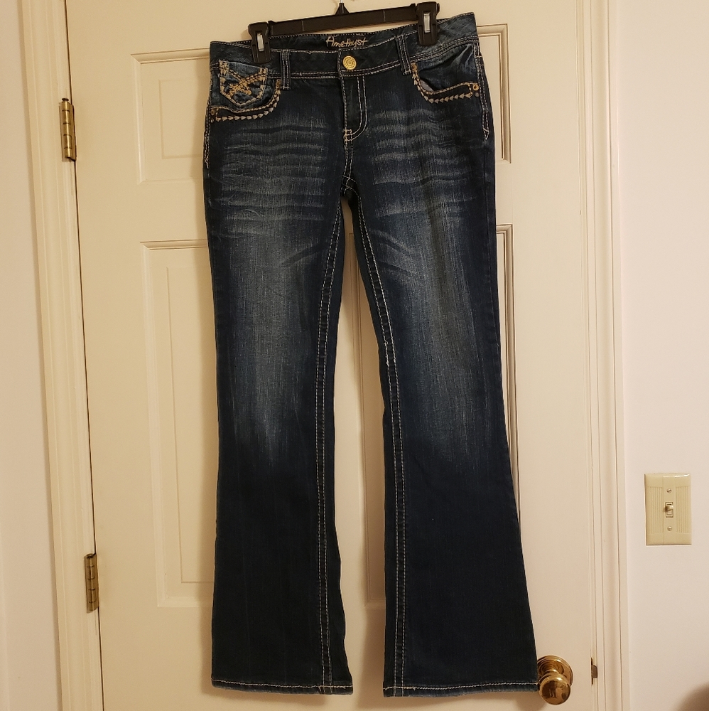 Amethyst flare blue jeans, 11